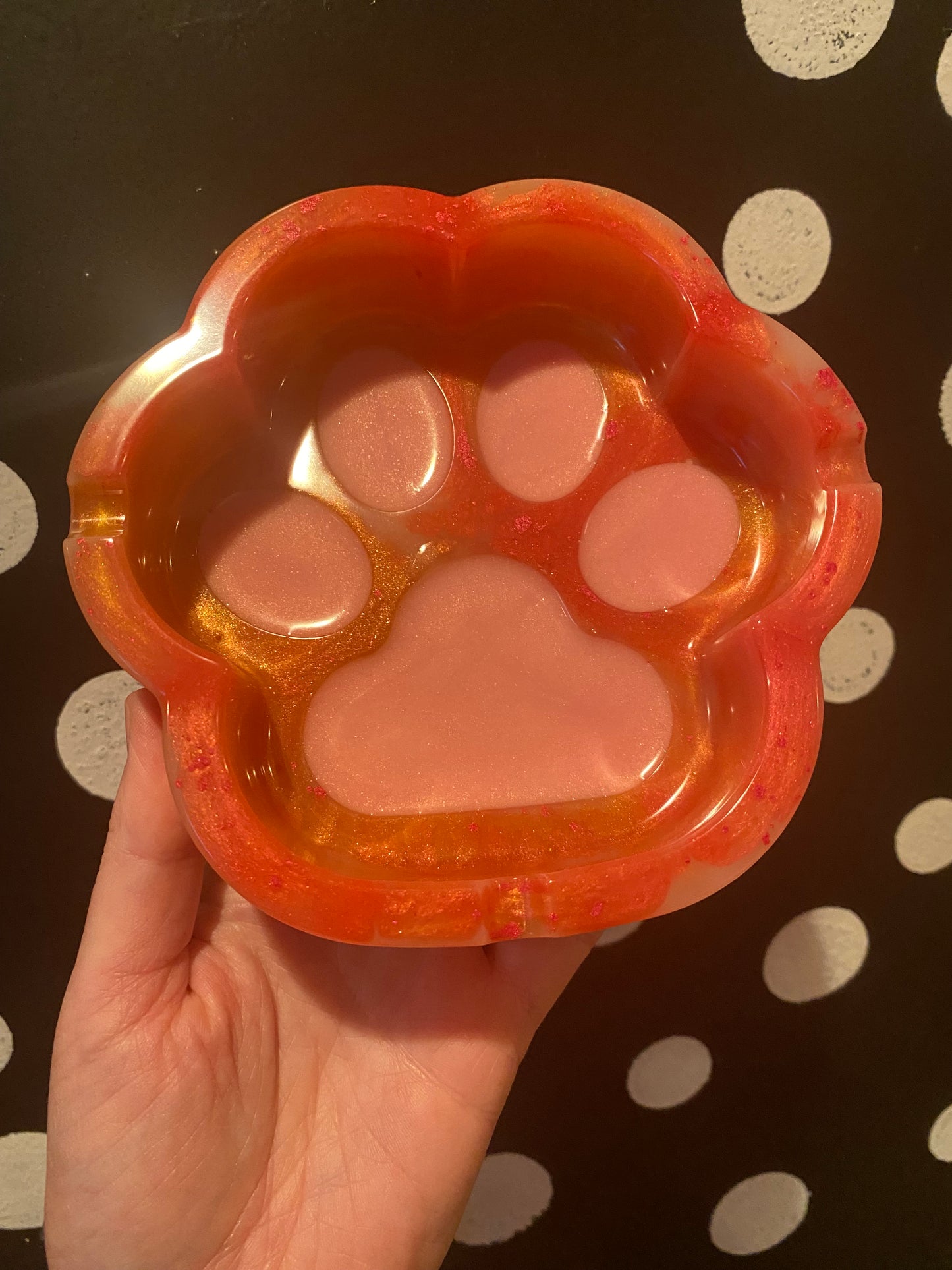 Cat Paw Resin Tray