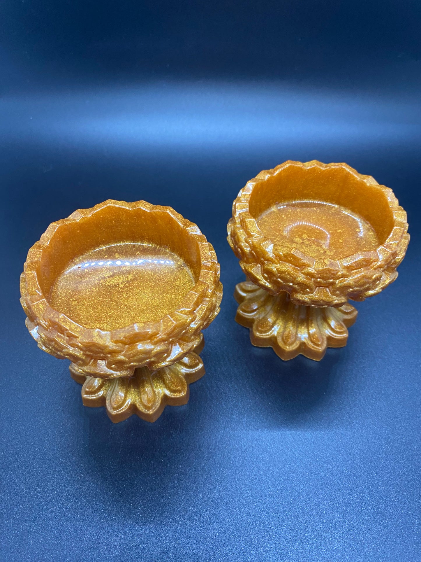 Goldie Tea Light Holders - Set of 2