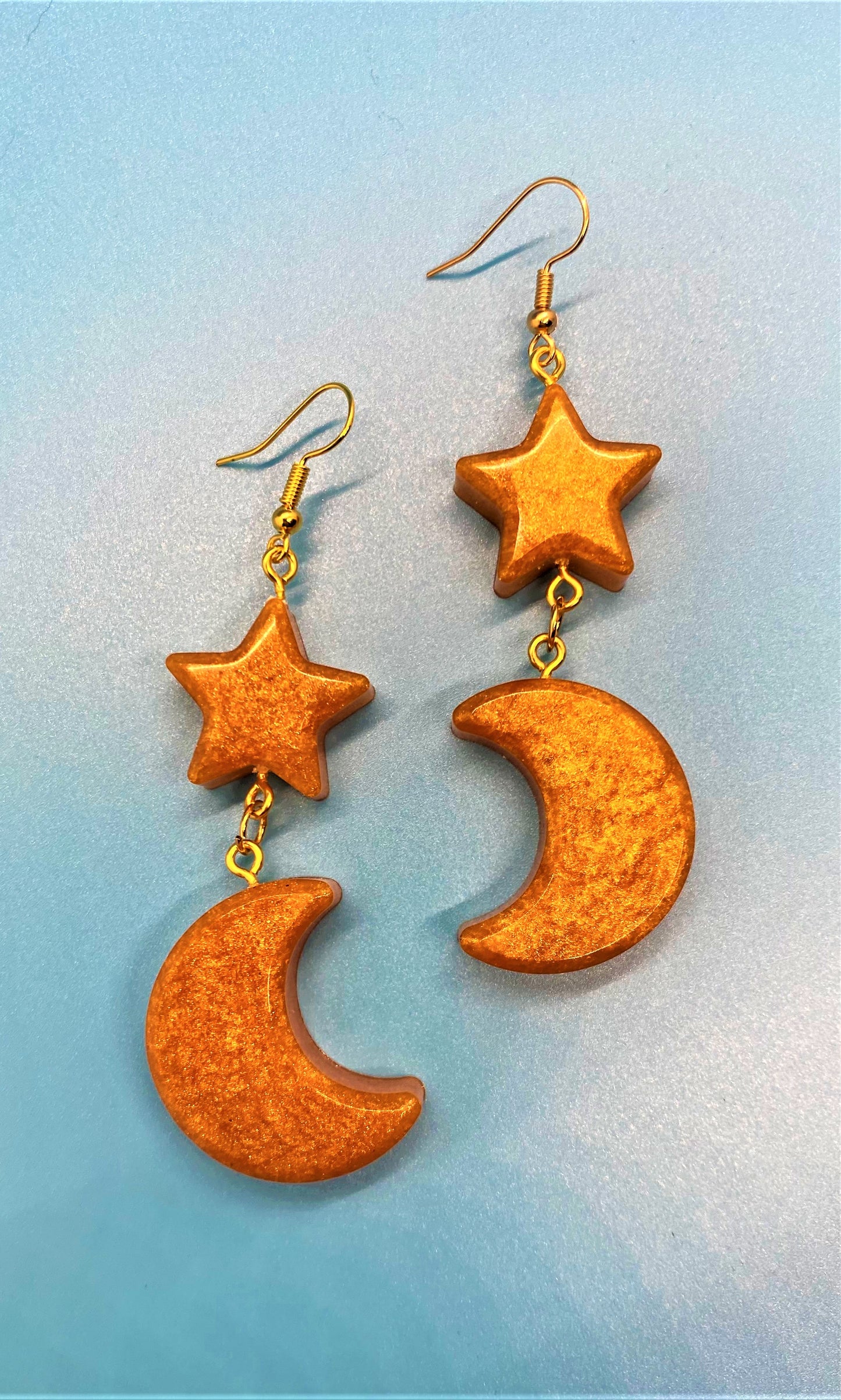 Dreaming of the Stars & Moon Earrings