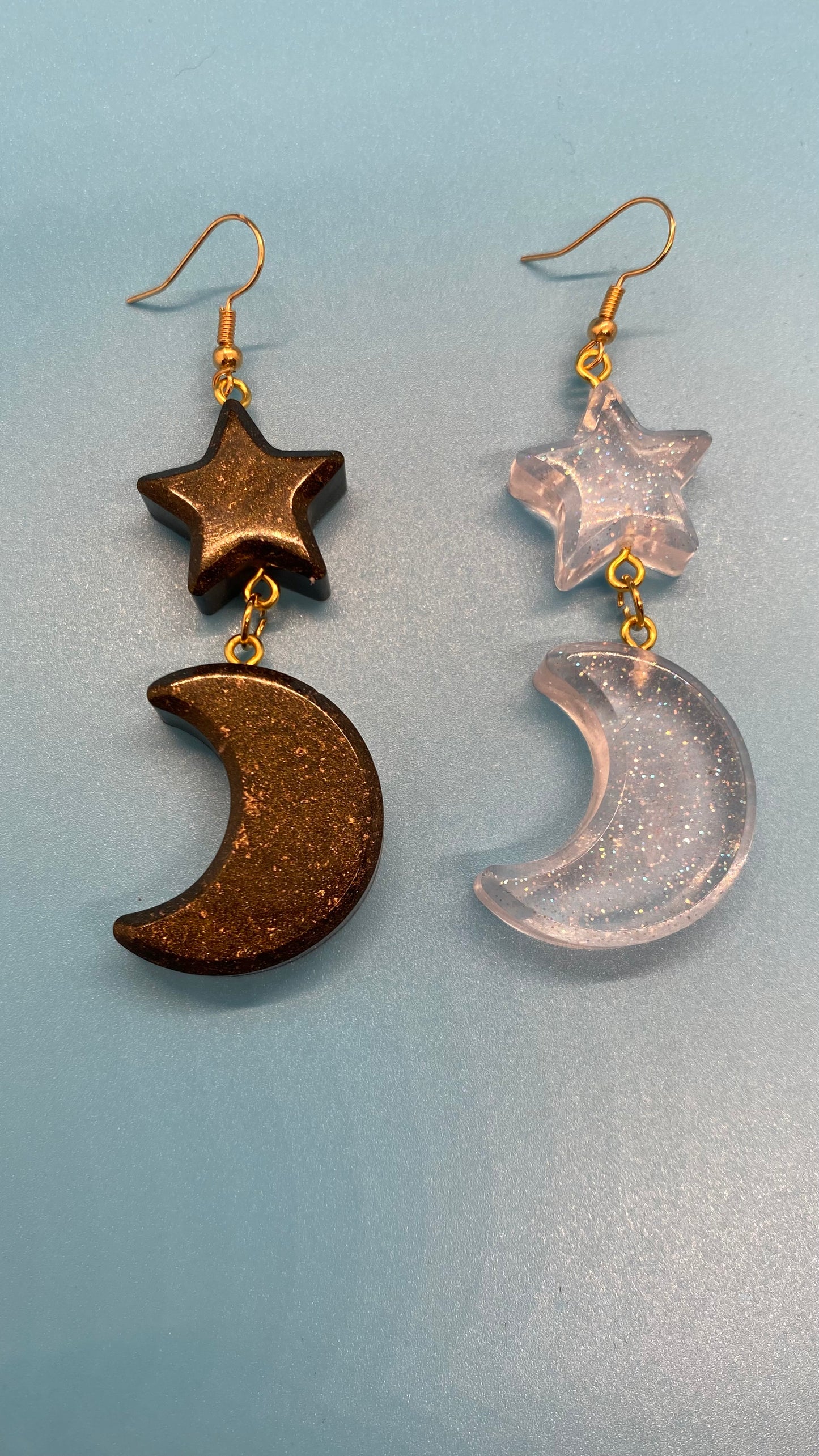 Dreaming of the Stars & Moon Earrings