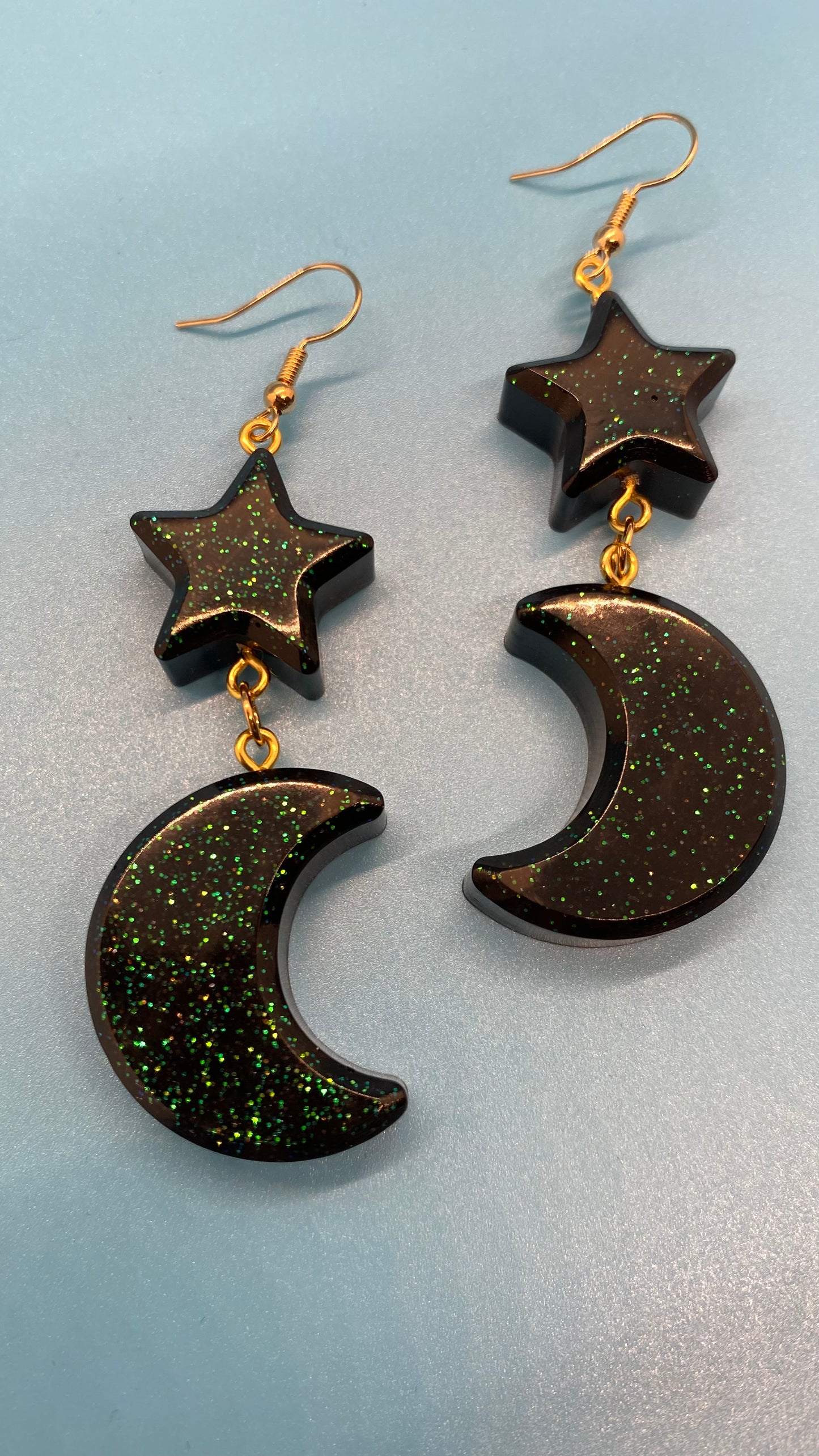 Dreaming of the Stars & Moon Earrings