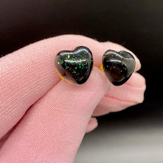 Mini Heart Resin Earrings