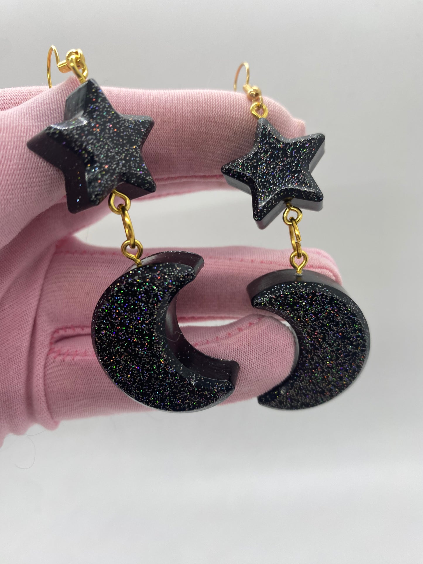 Dreaming of the Stars & Moon Earrings