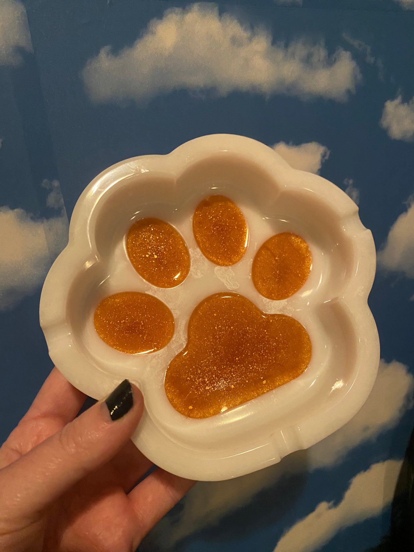 Cat Paw Resin Tray