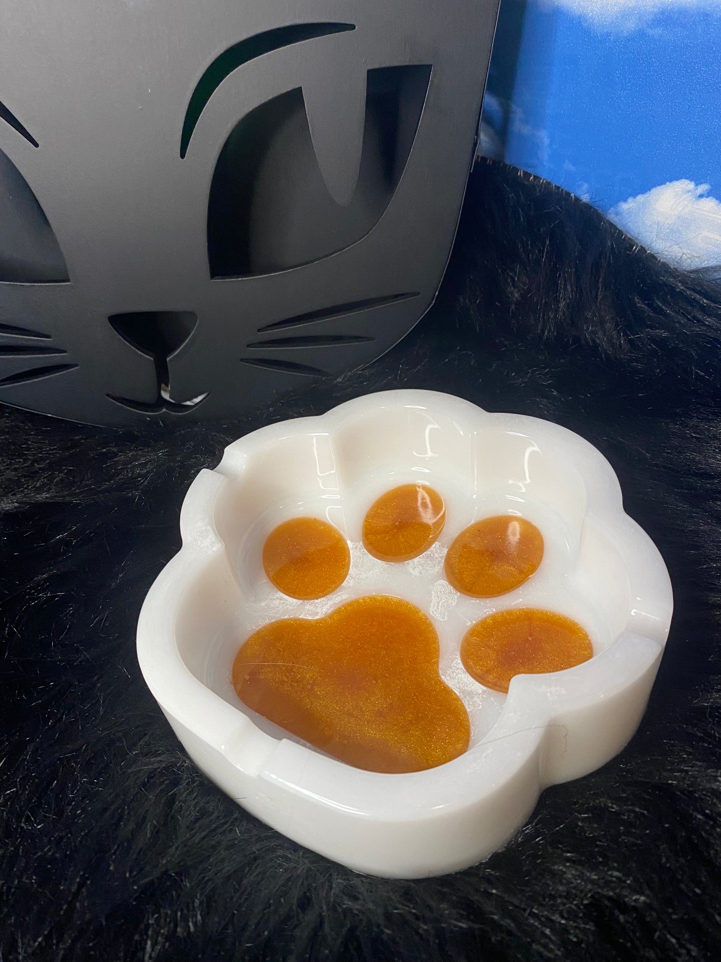 Cat Paw Resin Tray