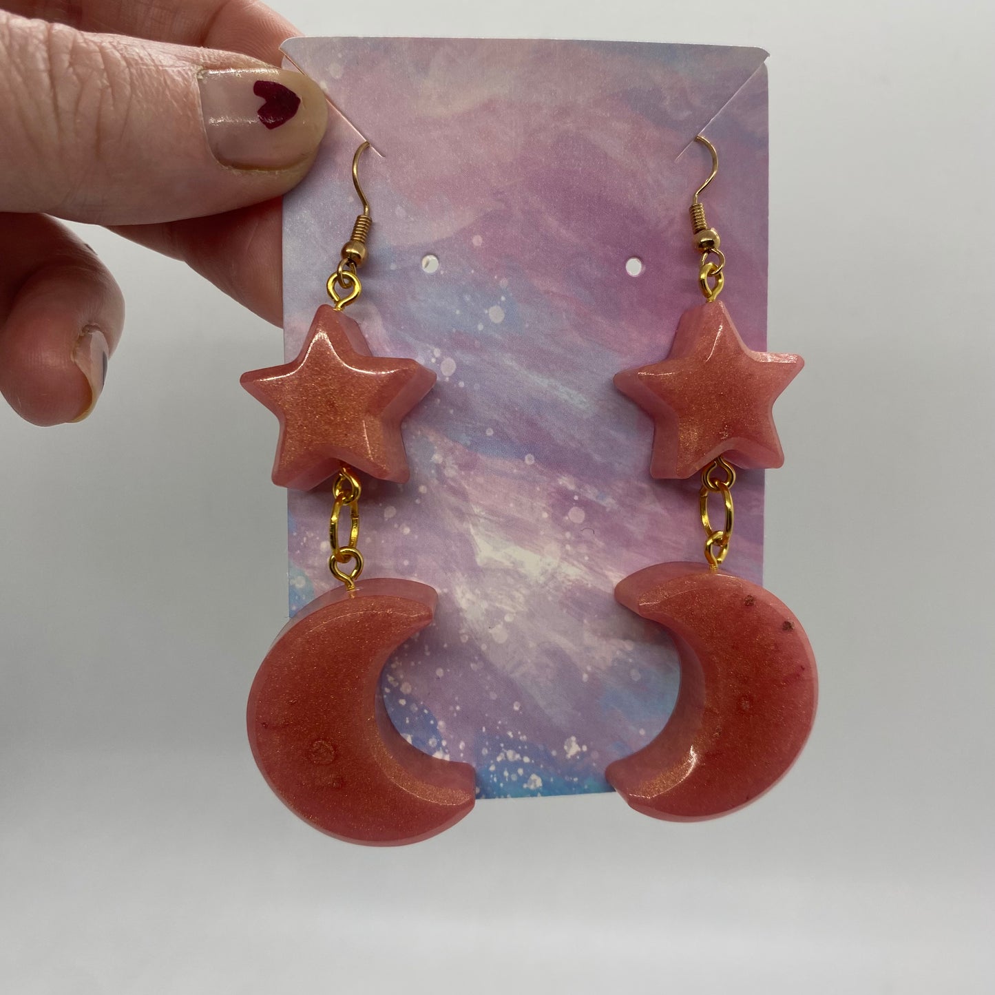 Dreaming of the Stars & Moon Earrings